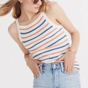 Madewell Apron sweater tank size S